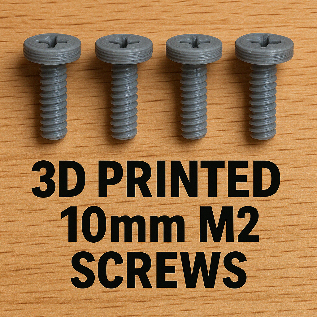 3d printed 10mm m2 screws