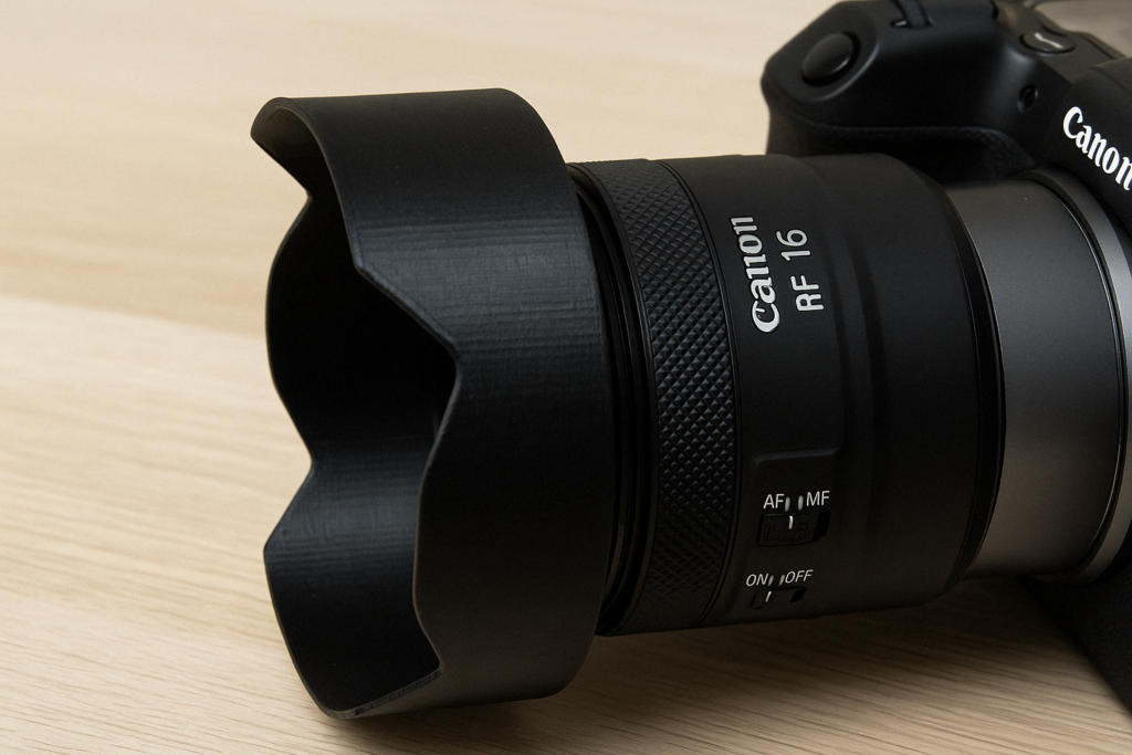 canon rf 16mm f/2.8 lens hood 3d print