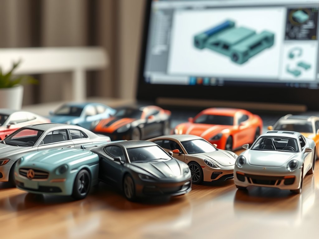 make passenger car models for 3d printing